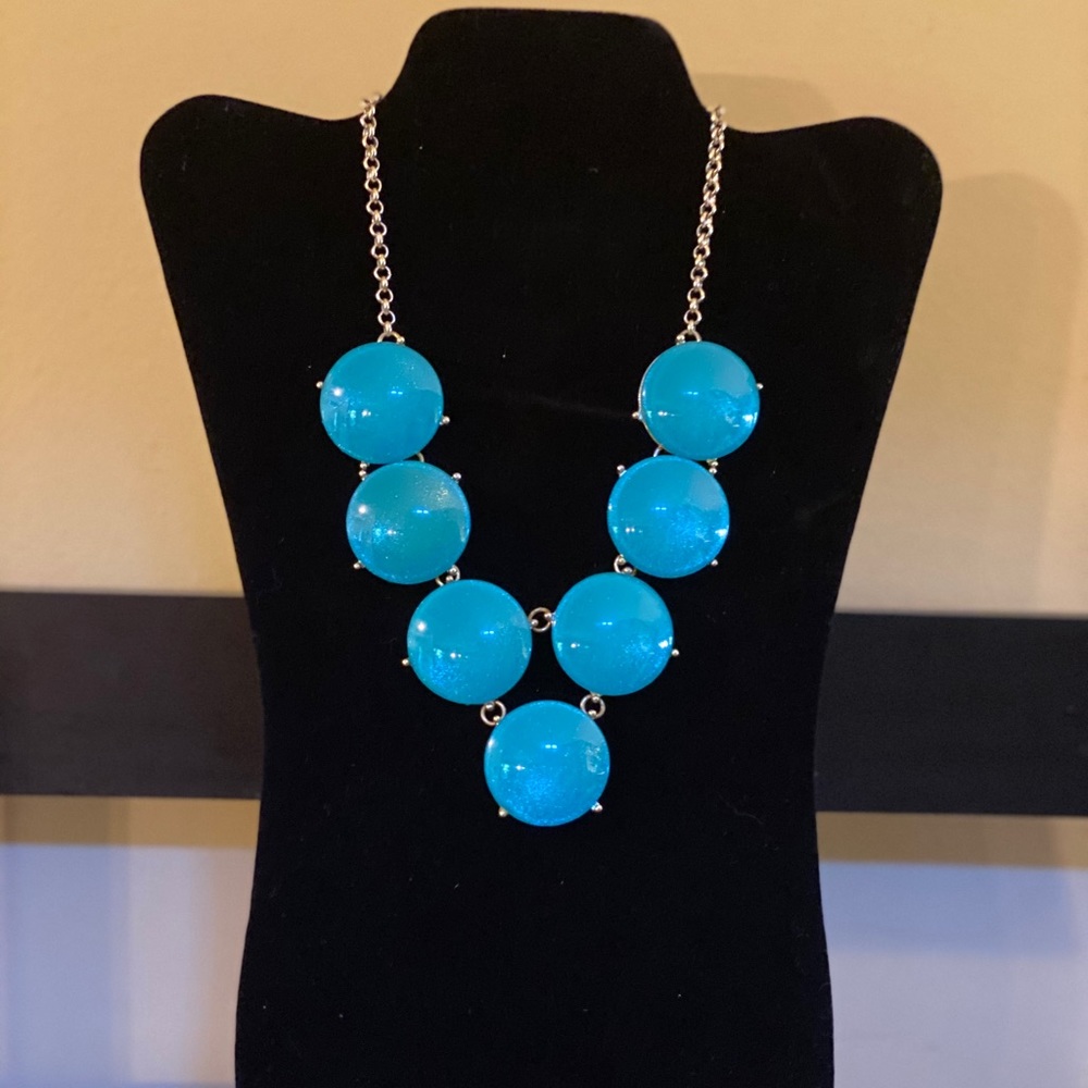 Blue Bubble Necklace